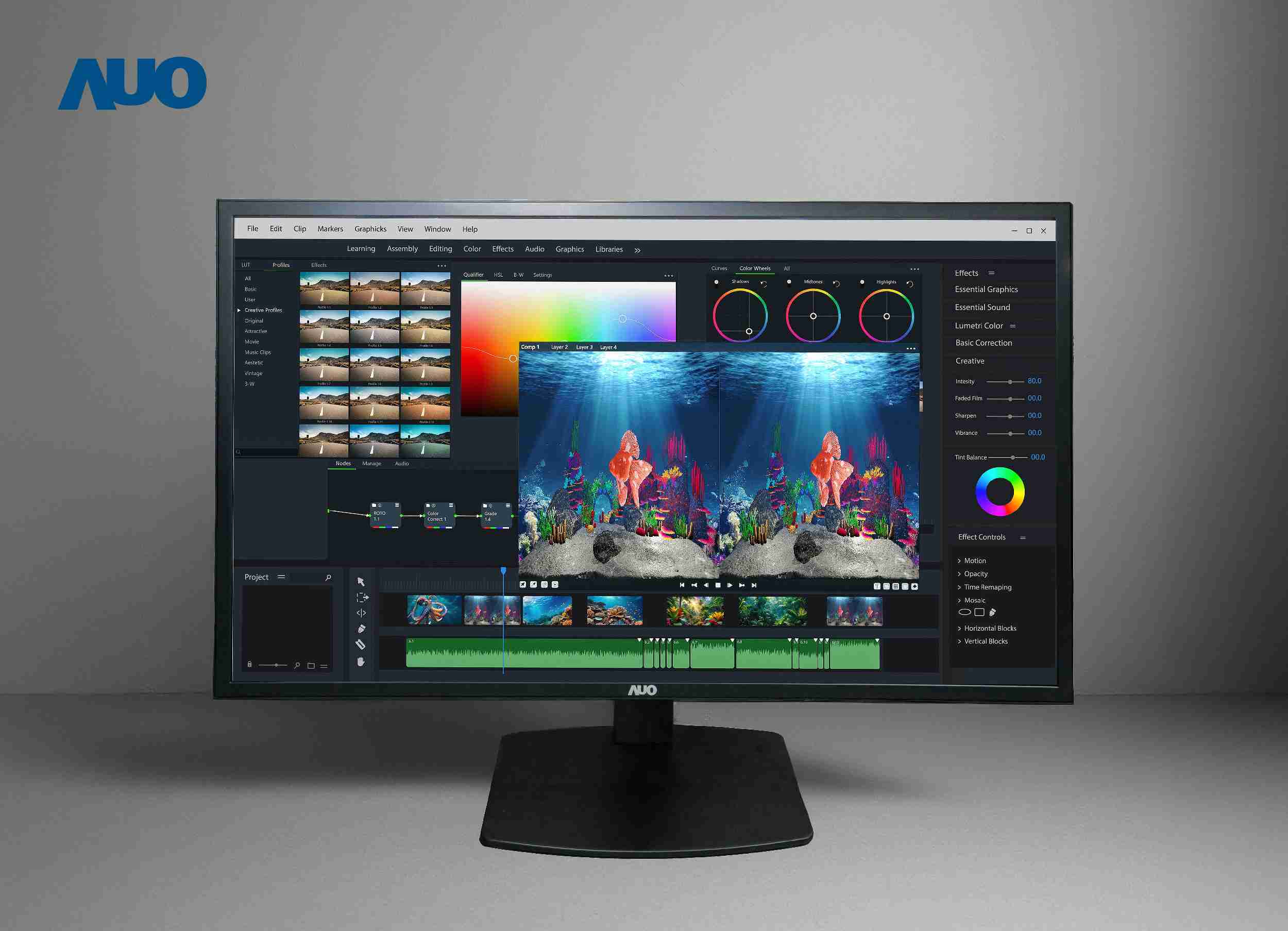 OBPay开发32吋2D/3D专业桌上型显示器，，拥有8K4K超高分辨率，，并以低串扰算法优化3D显示效果，，，搭载自动眼球追踪功能，，，能实时调整3D图像，，，进行实时2D与3D无缝共存窗口，，提供图像设计工作者突破二维接口的崭新工作氛围与效率